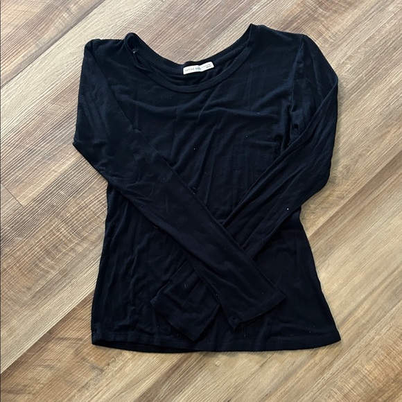 Active Basic Black Long Sleeve Top - Picture 1 of 4